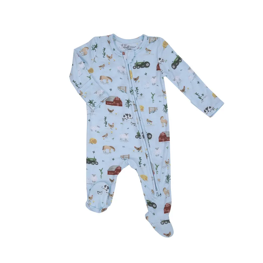 Big Red Barn 2 Way Zipper Footie