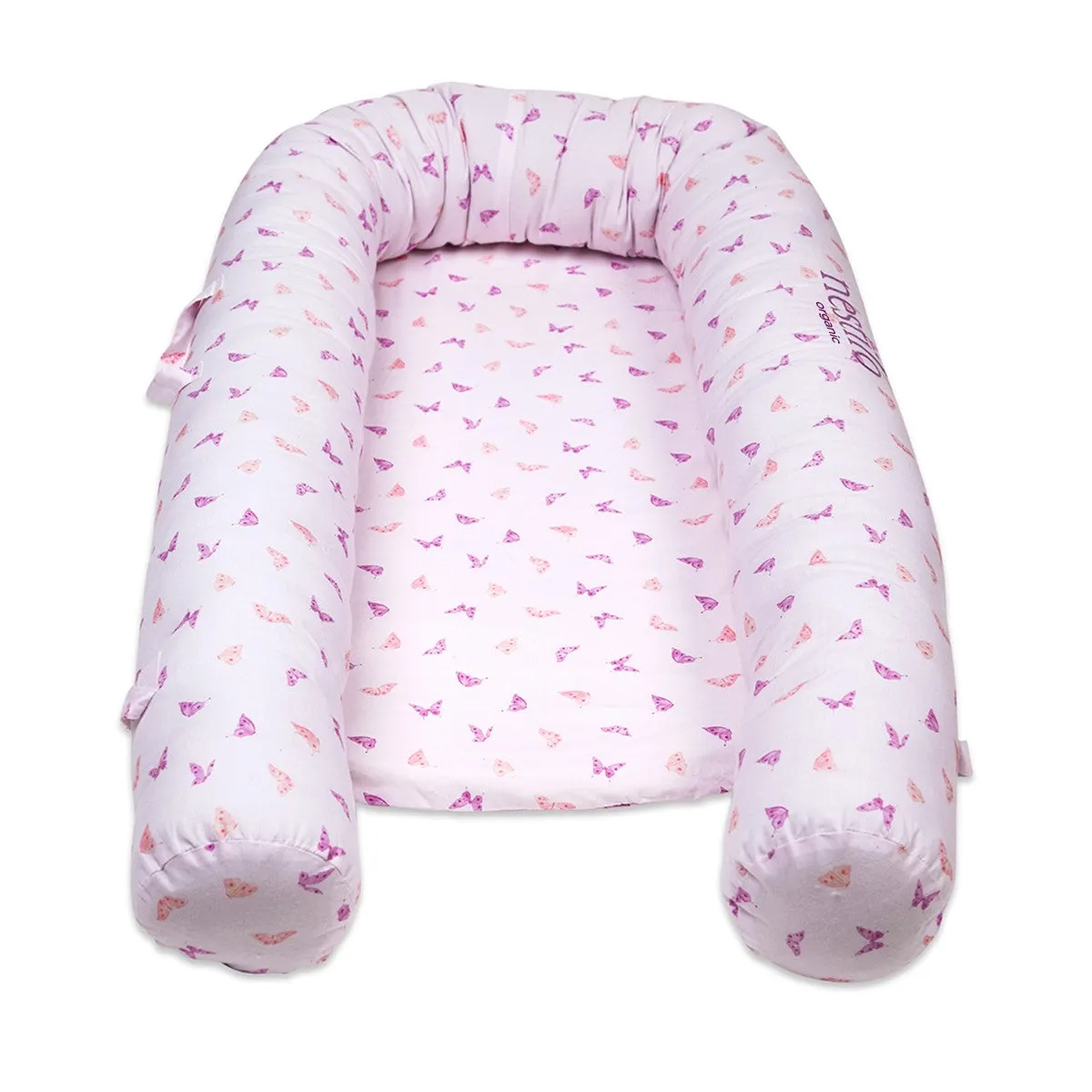 Butterfly Kisses Purple Mattress For Babies | Soft Cotton | Sleep Essential