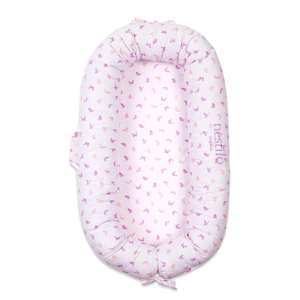 Butterfly Kisses Purple Mattress For Babies | Soft Cotton | Sleep Essential