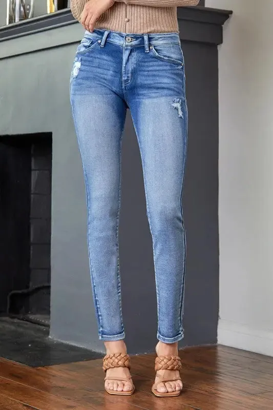Medium Wash KanCan Skinny Jeans
