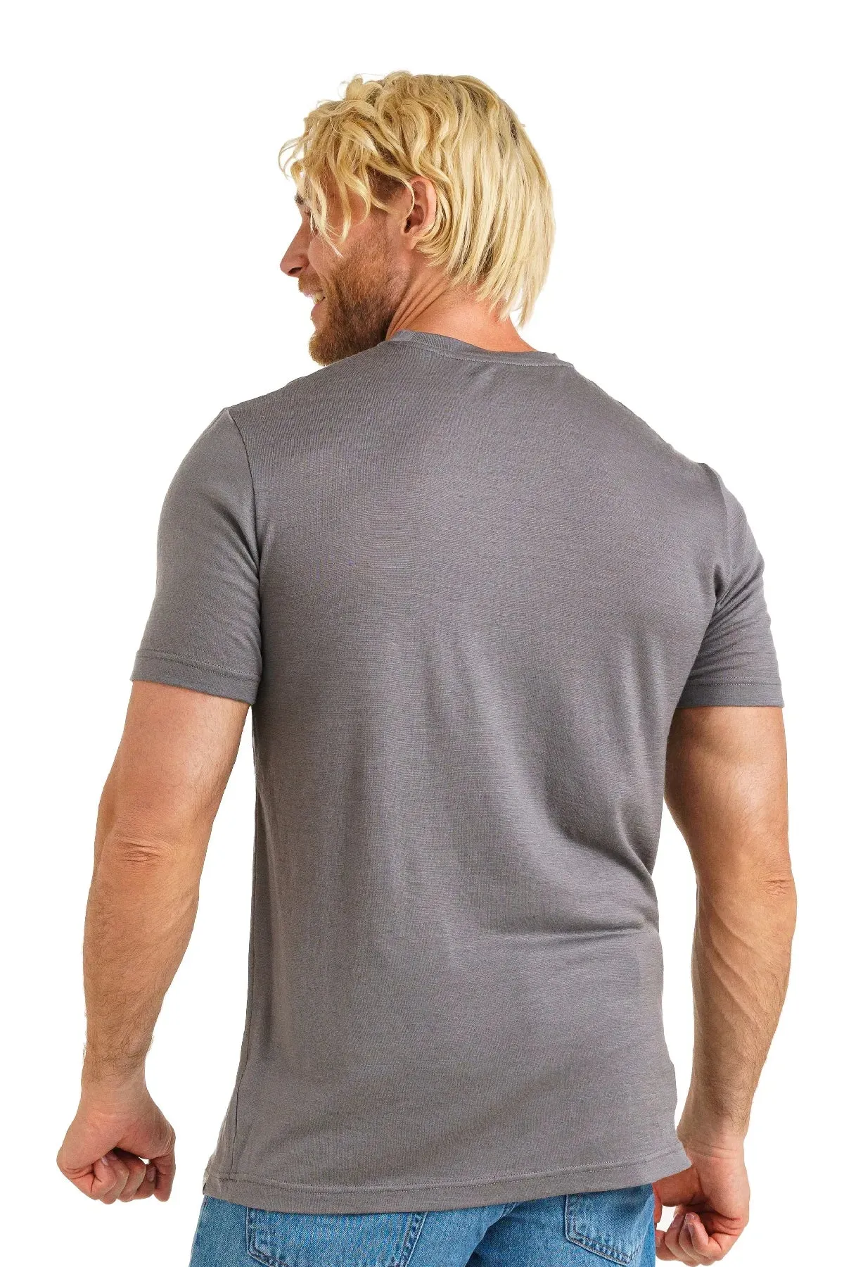 Men's Merino T-shirt 165 Perfect Gray ( socks)
