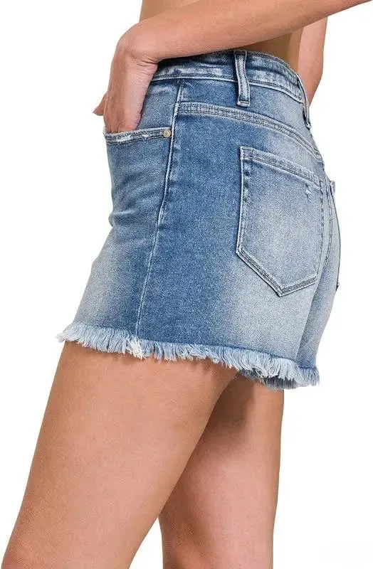Not Afrayed Denim Shorts
